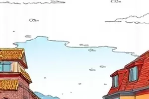 《北极星以南》剧照，破冰船在极夜海面上划出一道灯光
